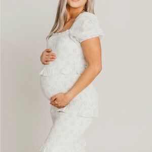 Plus size / Maternity White dress